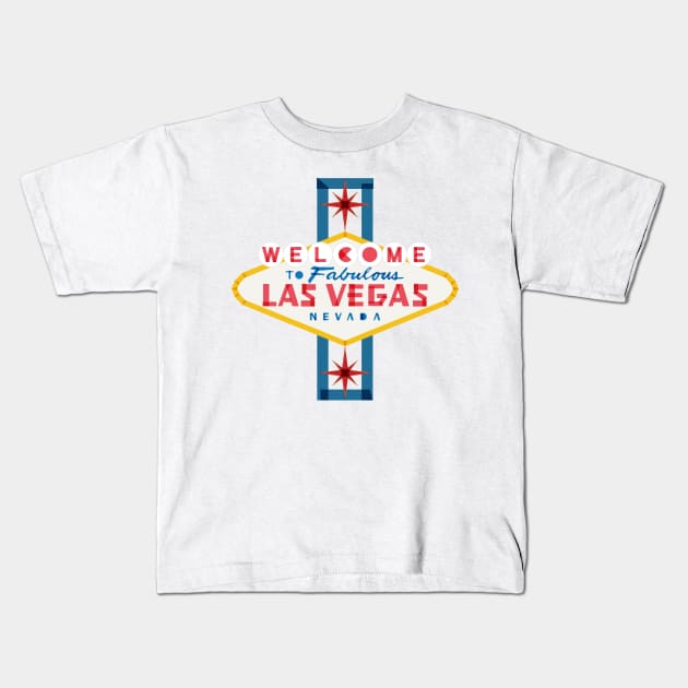 Las Vegas Kids T-Shirt by fimbis